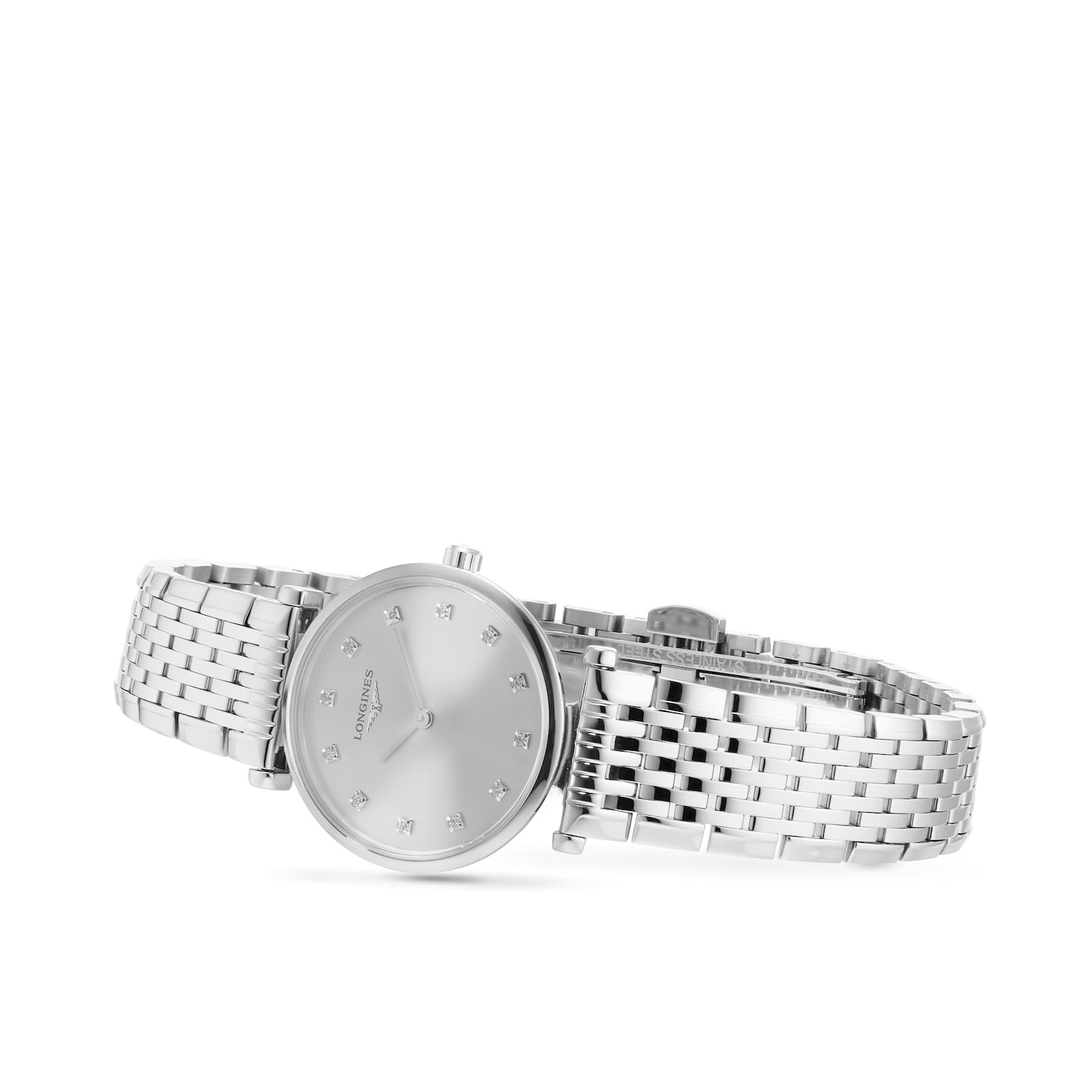 Ex-Display Longines La Grande Classique De Longines 24mm Quartz Ladies Watch Silver Ex-Display Longines La Grande Classique De Longines 24mm Quartz Ladies Watch Silver