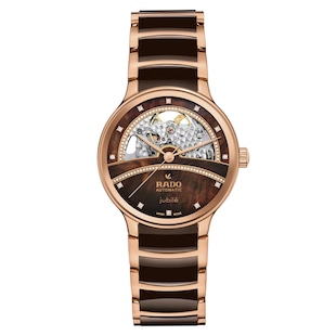 Pre-Owned Rado Centrix Automatic Diamonds Open Heart 35MM, Stainless Steel/PVD R30029942