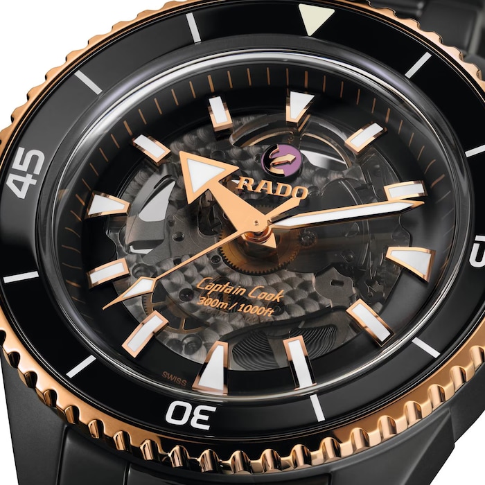 Pre-Owned Rado Captain Cook High-Tech Ceramic 43MM, Stainless Steel and Ceramic R32127162