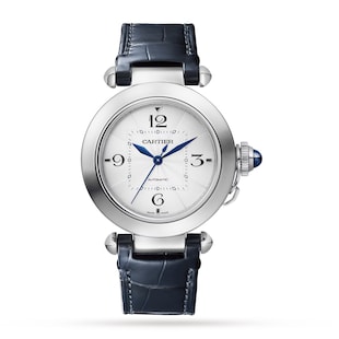 Pre-Owned Cartier Pasha De Cartier Watch 35mm, Automatic Movement, Steel, Interchangeable Metal And Leather Straps