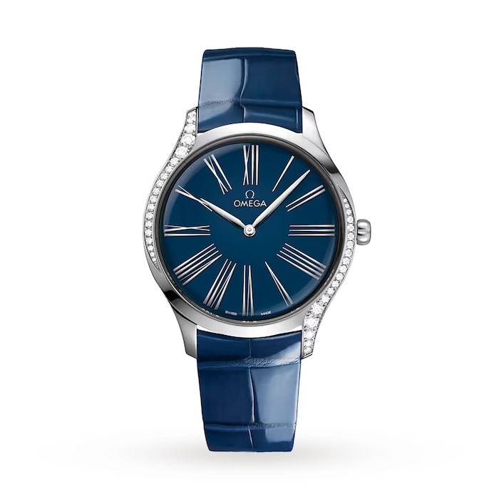 Pre-Owned Omega De Ville Trésor 39mm, Steel On Leather Strap