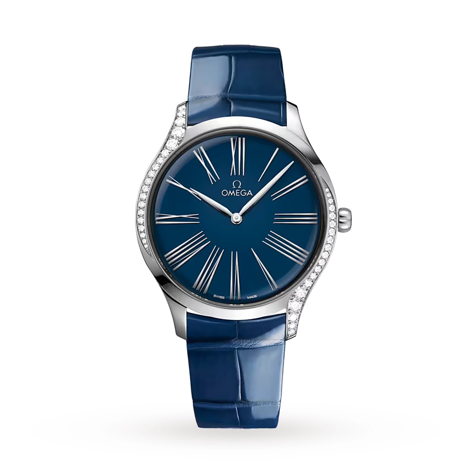 Pre-Owned Omega De Ville Trésor 39mm, Steel On Leather Strap
