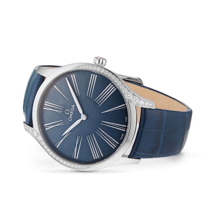 Pre-Owned Omega De Ville Trésor 39mm, Steel On Leather Strap