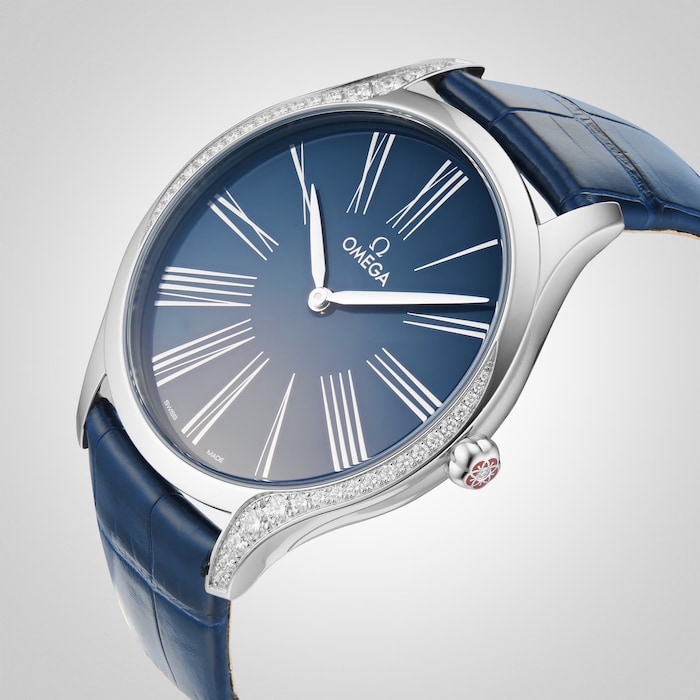 Pre-Owned Omega De Ville Trésor 39mm, Steel On Leather Strap