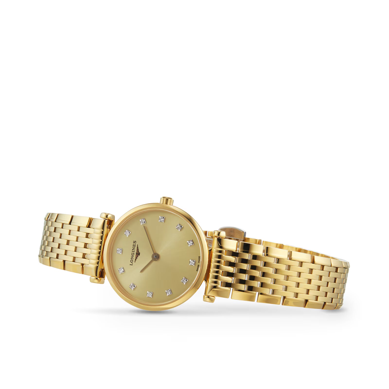 Ex-Display Longines La Grande Classique De Longines 24mm Quartz Ladies Watch Gold Ex-Display Longines La Grande Classique De Longines 24mm Quartz Ladies Watch Gold