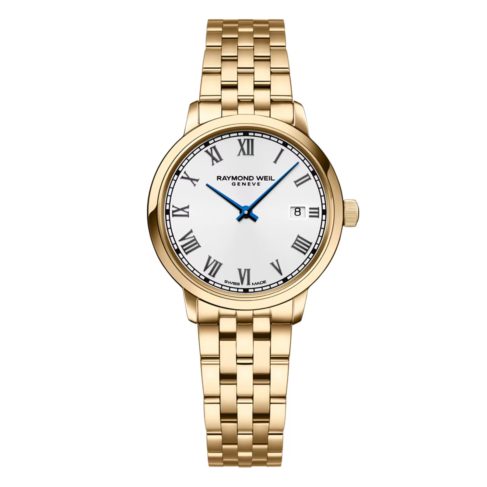 Ex-Display Raymond Weil Toccata Gold PVD Quartz 29mm Quartz Ladies Watch White