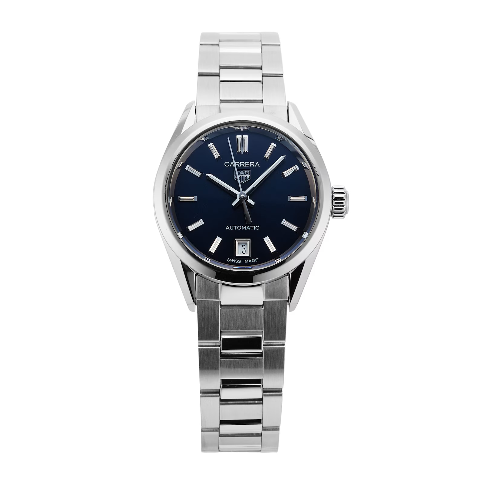 Carrera Date Automatic 29mm Stainless Steel WBN2411.BA0621