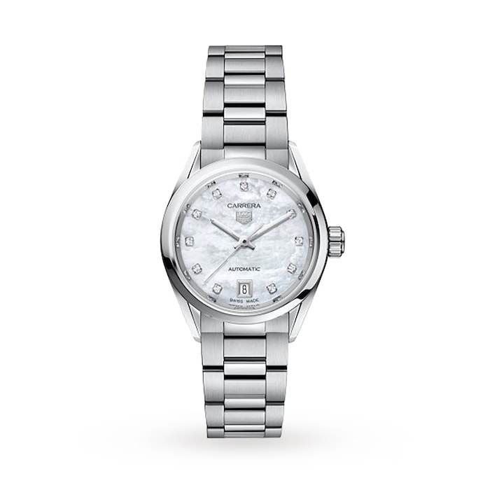 Pre-Owned TAG Heuer Carrera Three-Hand 29mm Automatic Ladies Watch