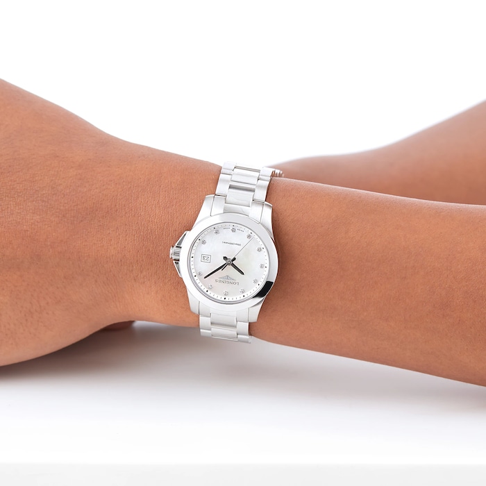 Pre-Owned Longines Conquest 30mm Ladies Watch
