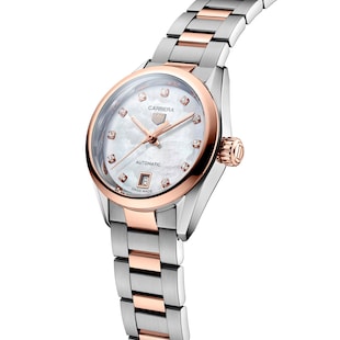 Pre-Owned TAG Heuer Carrera 29mm Bicolour Ladies Watch