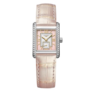 Pre-Owned Longines Mini DolceVita 21.5mm X 29mm Ladies Watch Pink