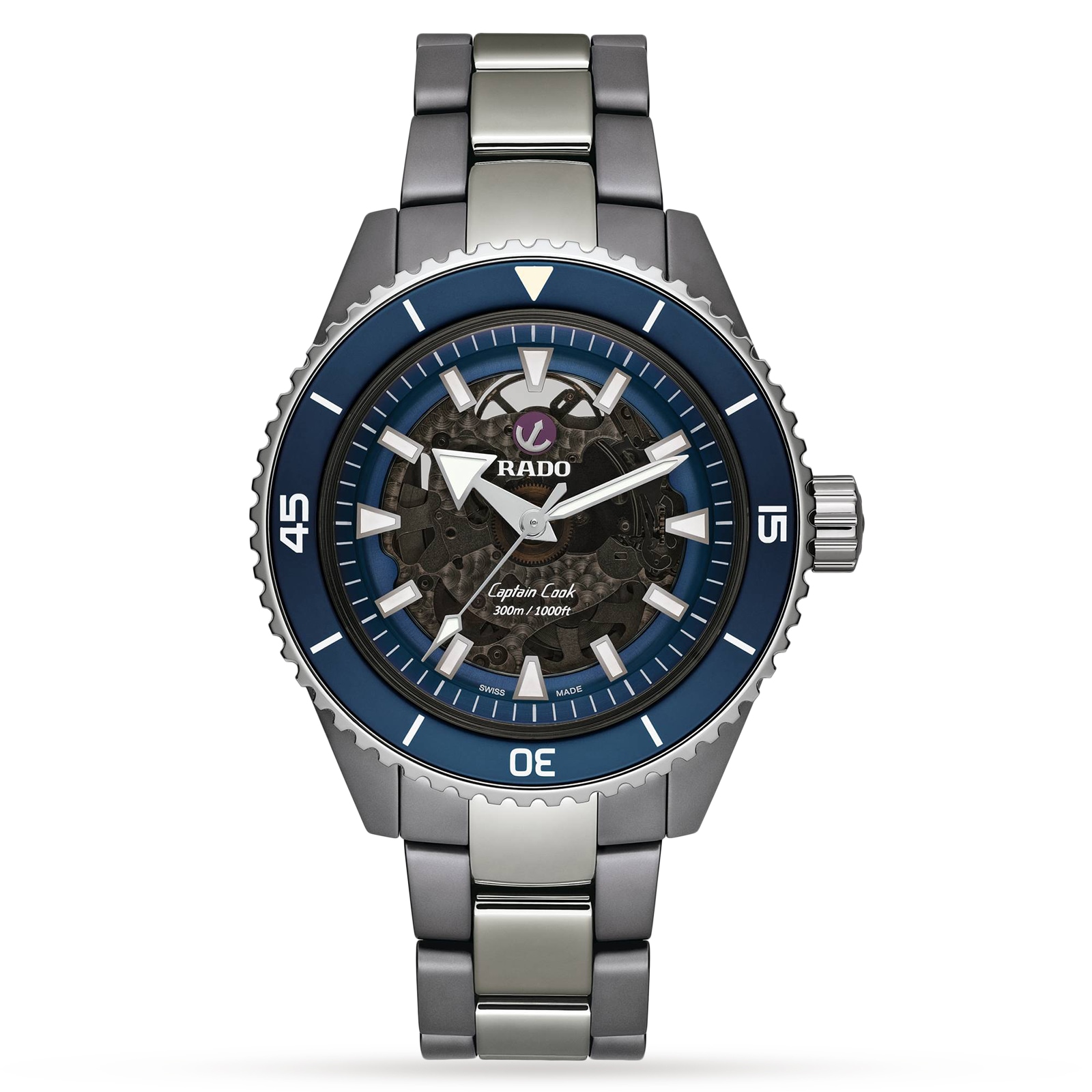 Ex-Display Rado Captain Cook 43mm Automatic Mens Watch Ex-Display Rado Captain Cook 43mm Automatic Mens Watch