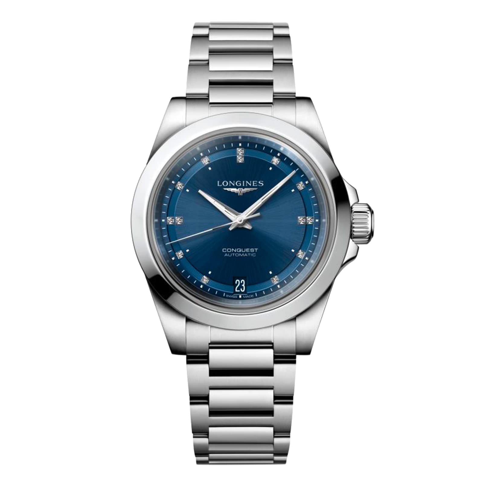 Pre-Owned Longines Conquest 34mm Ladies Watch Blue