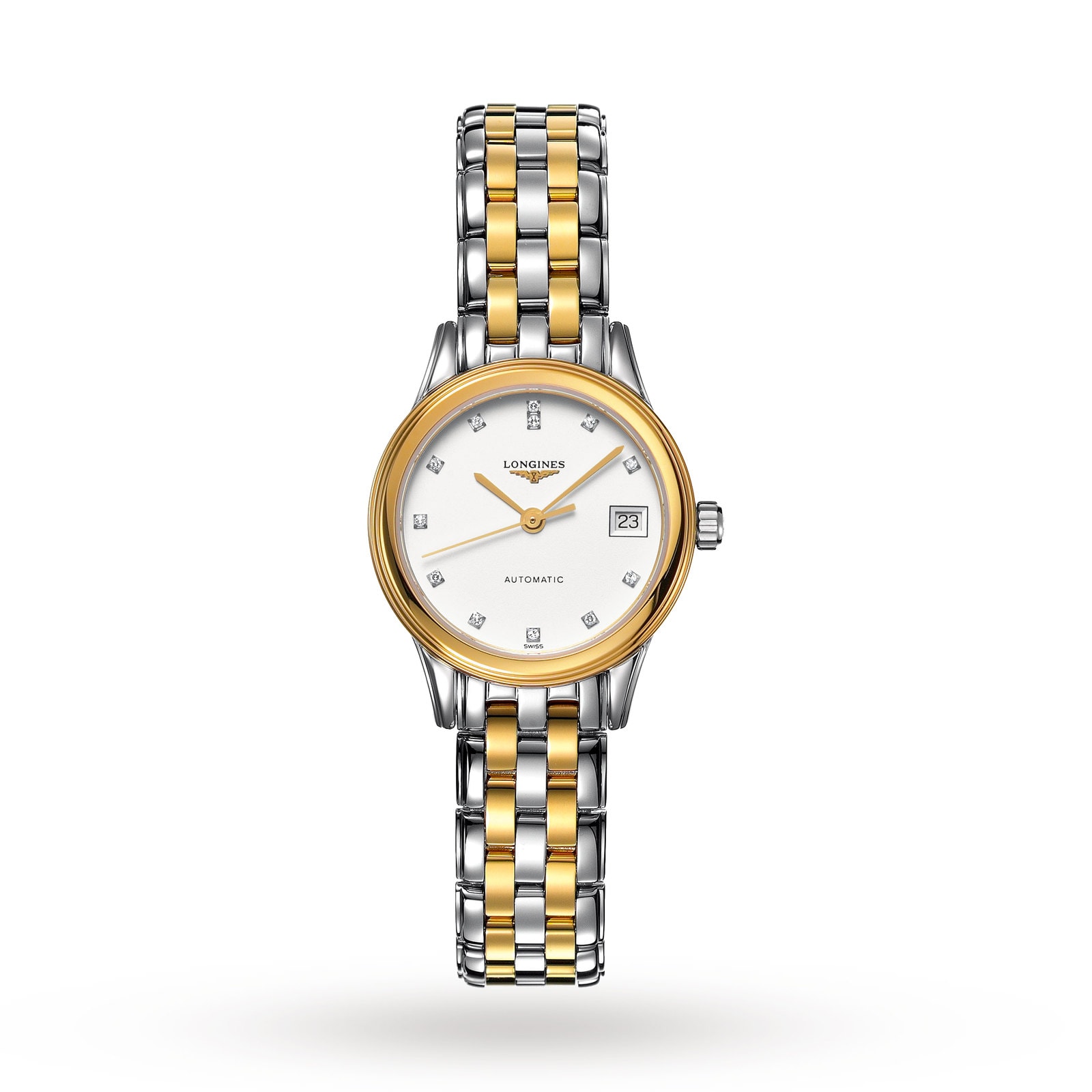 Ex-Display Longines Flagship 26mm Diamond Dot Automatic Automatic Ladies Watch