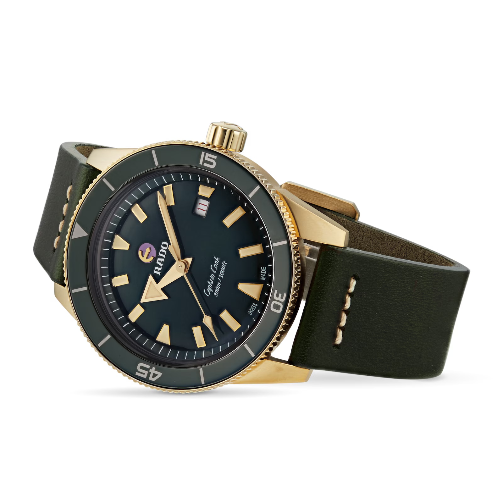 Ex-Display Rado Captain Cook Bronze Mens 42mm Automatic Watch