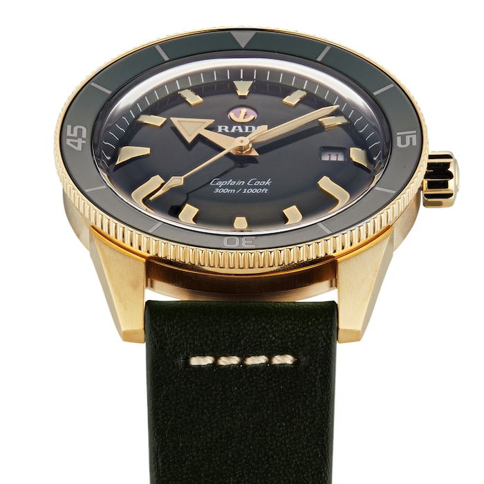 Pre-Owned Rado Captain Cook Automatic Bronze Mens Watch