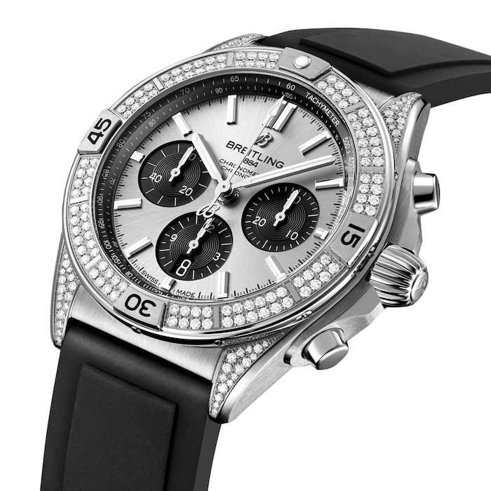 Pre-Owned Breitling Chronomat B01 42mm Mens Watch Silver