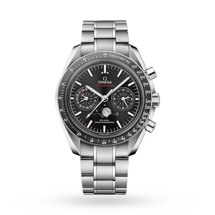 Pre-Owned Omega Speedmaster Mens 44.25mm Co-Axial Automatic Moonphase Watch