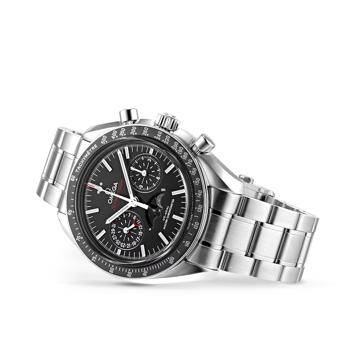 Pre-Owned Omega Speedmaster Mens 44.25mm Co-Axial Automatic Moonphase Watch
