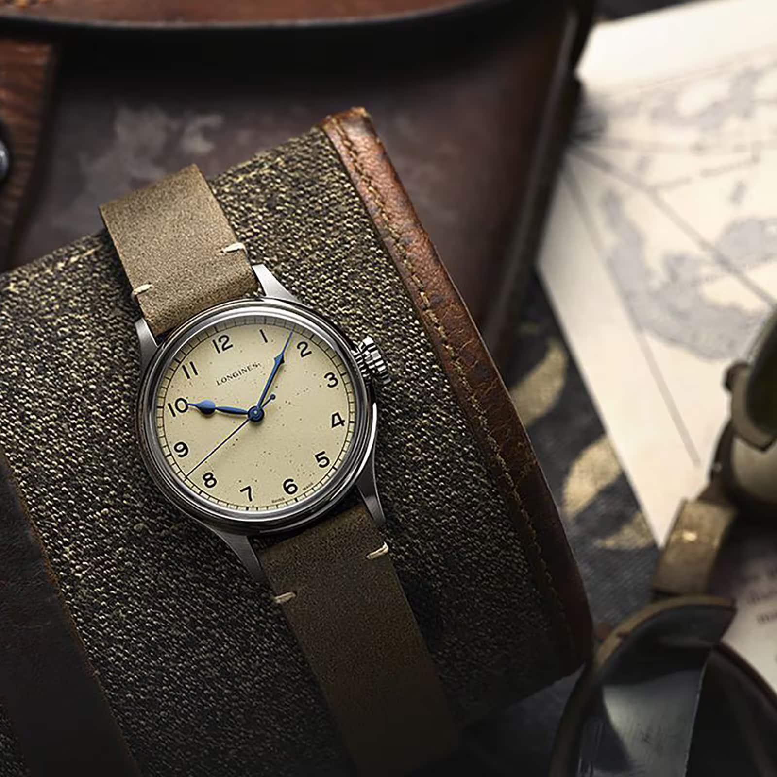 Ex-Display Longines Heritage Military 38.5mm Stainless Steel Ex-Display Longines Heritage Military 38.5mm Stainless Steel