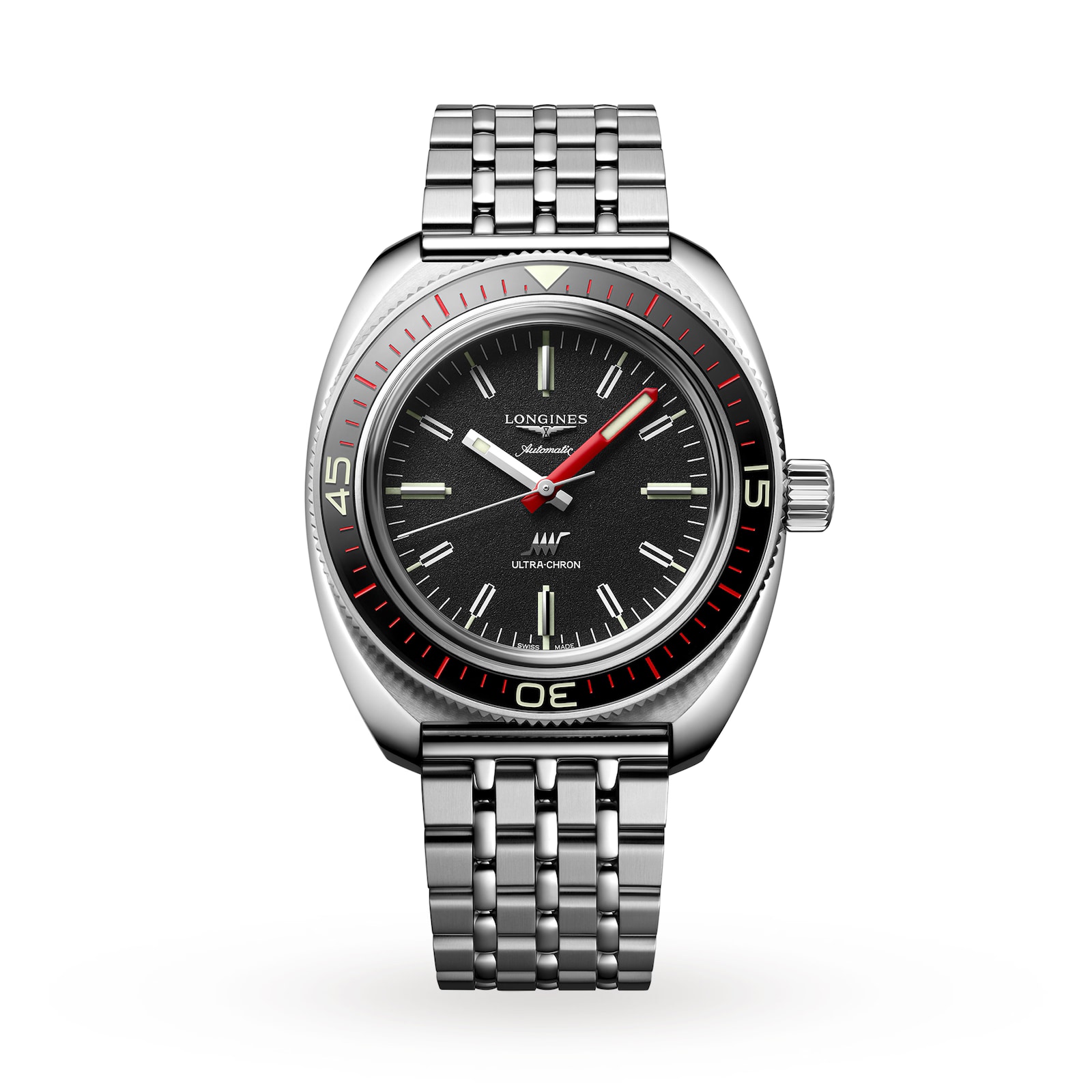 Pre-Owned Longines Ultra-Chron 43mm Mens Watch Set