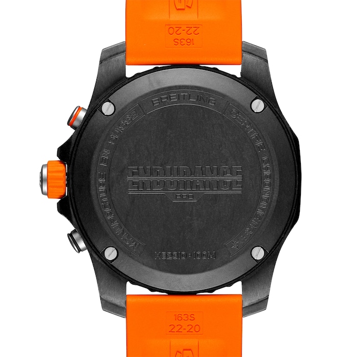 Pre-Owned Breitling Endurance Pro 44mm Orange Rubber Strap Watch