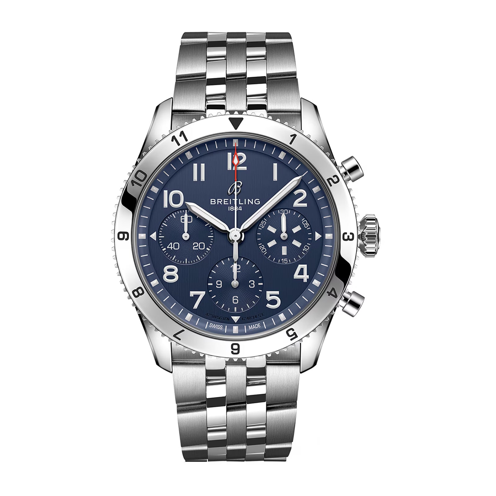 Ex-Display Breitling Classic AVI Chronograph 42 Tribute to Vought F4U Corsair Stainless Steel Watch