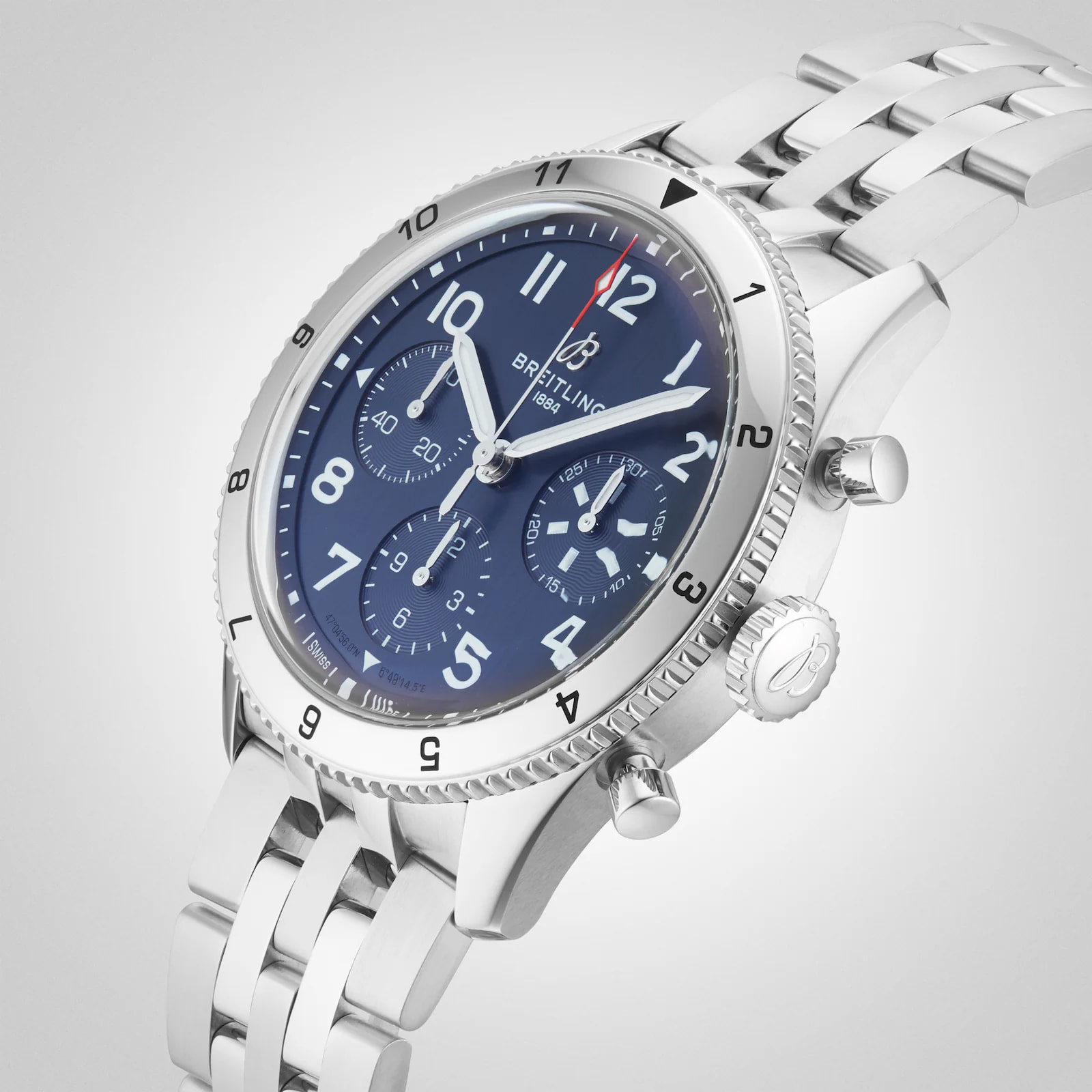 Ex-Display Breitling Classic AVI Chronograph 42 Tribute to Vought F4U Corsair Stainless Steel Watch Ex-Display Breitling Classic AVI Chronograph 42 Tribute to Vought F4U Corsair Stainless Steel Watch