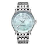 Pre-Owned Breitling Navitimer 32mm Ladies Watch Blue Mother Of Pearl