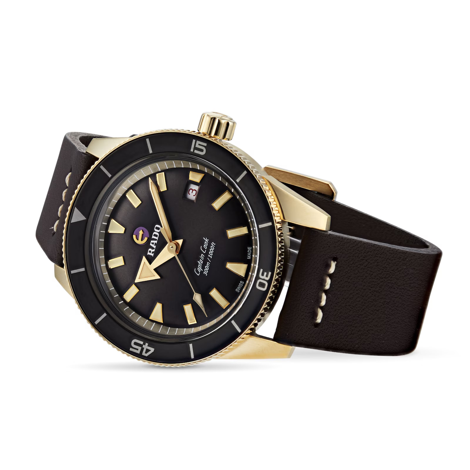 Ex-Display Rado Captain Cook Bronze Mens 42mm Automatic Watch