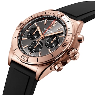 Pre-Owned Breitling Chronomat B01 42 18k Red Gold Watch