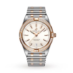 47011174 - Chronomat 32 Stainless Steel & 18k Red Gold (gem-set) Watch
