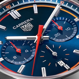 Pre-Owned TAG Heuer Carrera Chronograph 42mm Mens Watch Blue