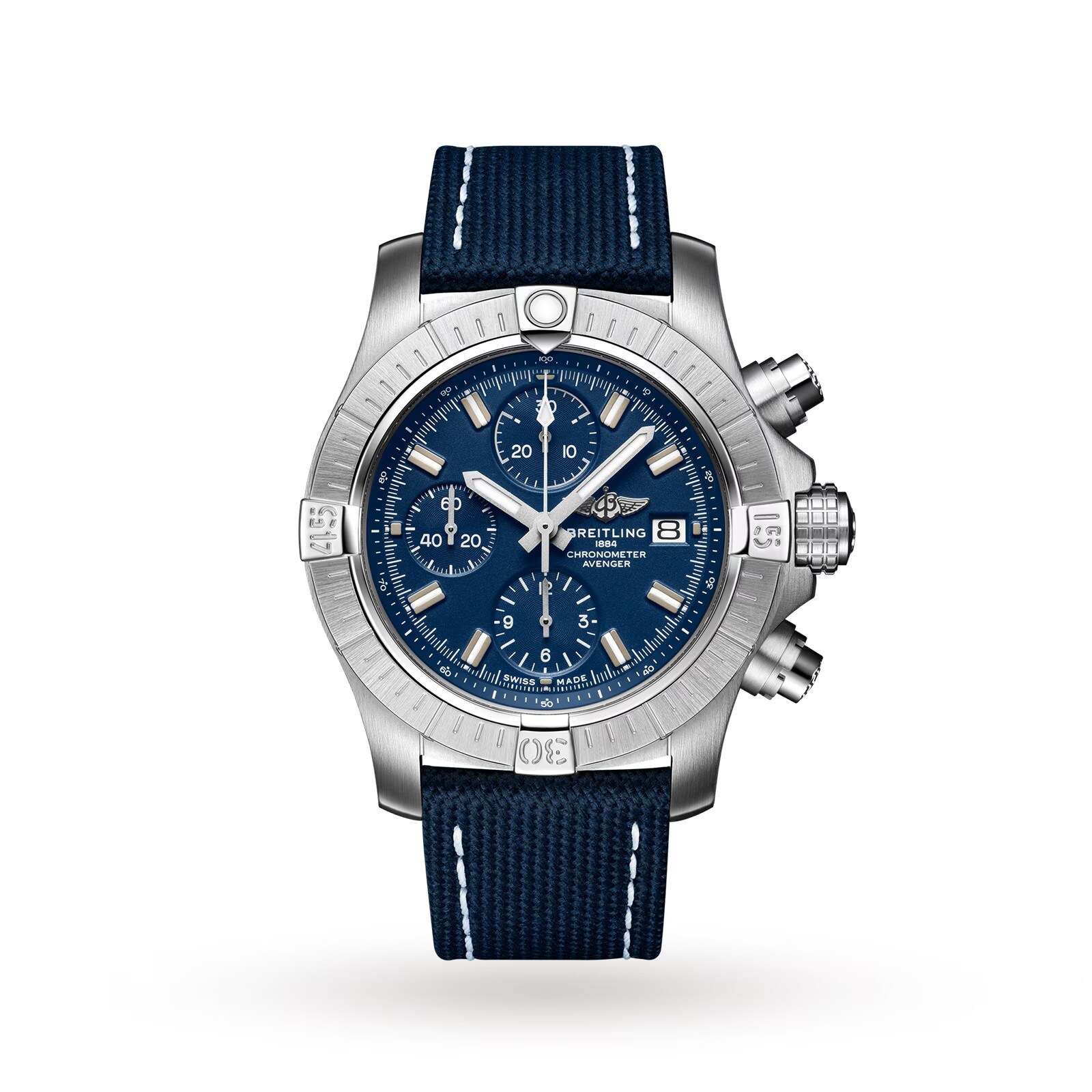 Pre-Owned Breitling Avenger Chronograph 43 Stainless Steel Watch