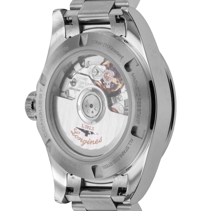 Pre-Owned Longines Conquest 30mm Ladies Watch Mother Of Pearl