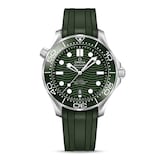 Pre-Owned Omega Seamaster Diver 300m Co-Axial Master Chronometer 42mm Mens Watch Green