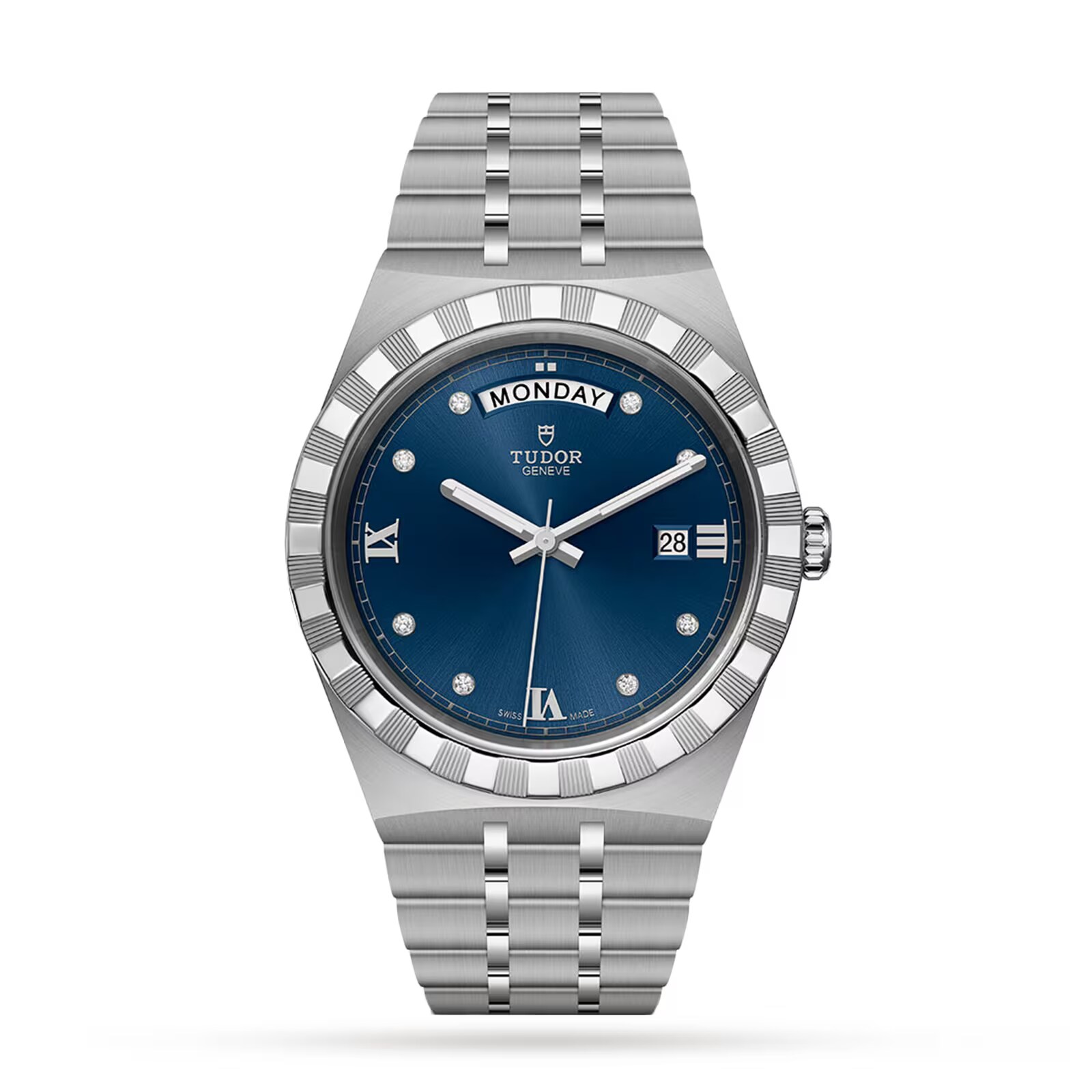 Royal Date Day 41mm, Steel Case, Blue Dial