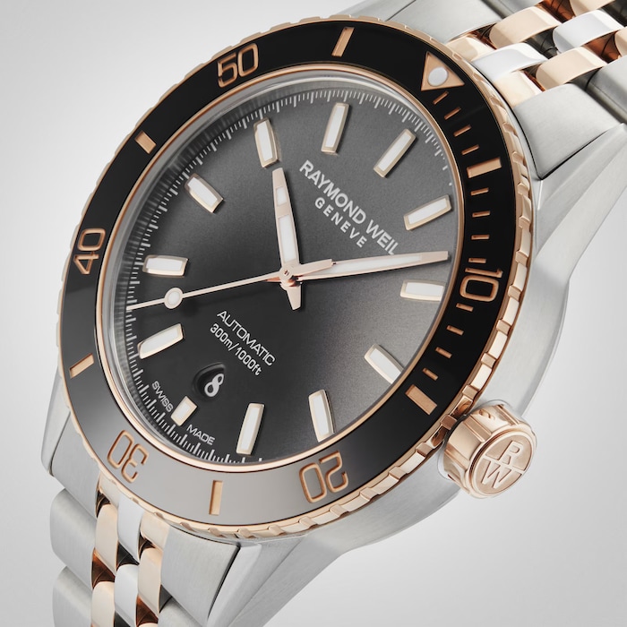 Pre-Owned Raymond Weil Freelancer Automatic Mens Watch 42.5mm