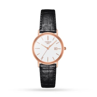 Pre-Owned Tissot T-Gold Goldrun Lady 18K Gold 29mm Ladies Watch White