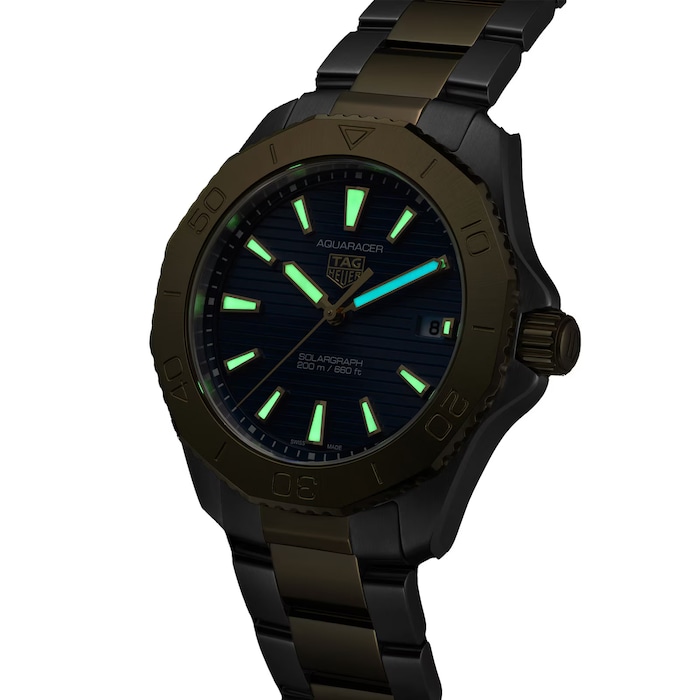Pre-Owned TAG Heuer Aquaracer Professional 200 Solargraph 40mm Mens Watch