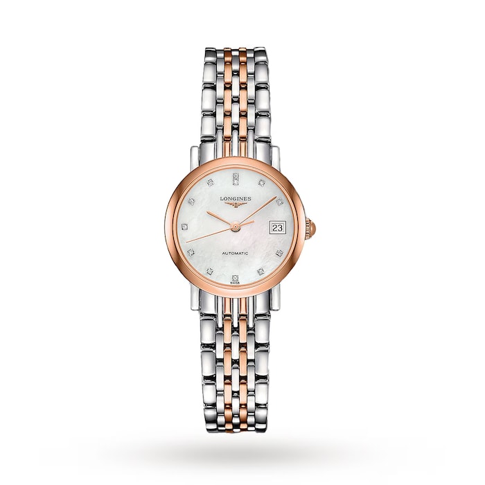 Pre-Owned Longines Elegant 25.5mm Diamond Automatic Ladies Watch