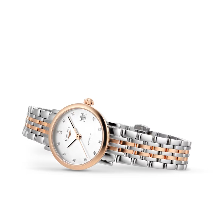 Pre-Owned Longines Elegant 25.5mm Diamond Automatic Ladies Watch