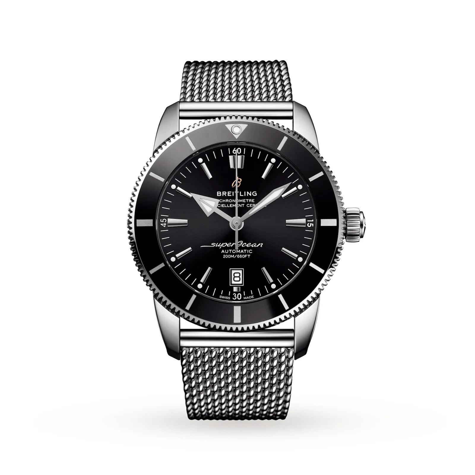 Pre-Owned Breitling Superocean Heritage B20 46 Stainless Steel 46mm Automatic Mens Watch Pre-Owned Breitling Superocean Heritage B20 46 Stainless Steel 46mm Automatic Mens Watch