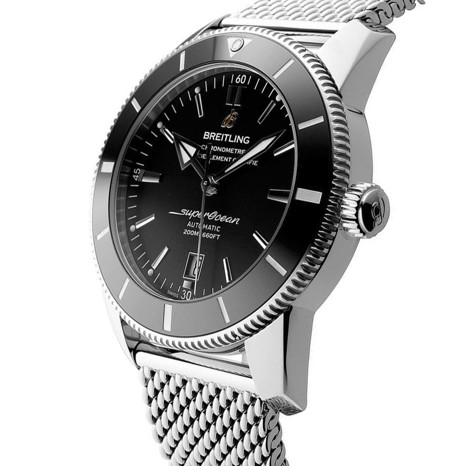 Pre-Owned Breitling Superocean Heritage B20 46 Stainless Steel 46mm Automatic Mens Watch Pre-Owned Breitling Superocean Heritage B20 46 Stainless Steel 46mm Automatic Mens Watch