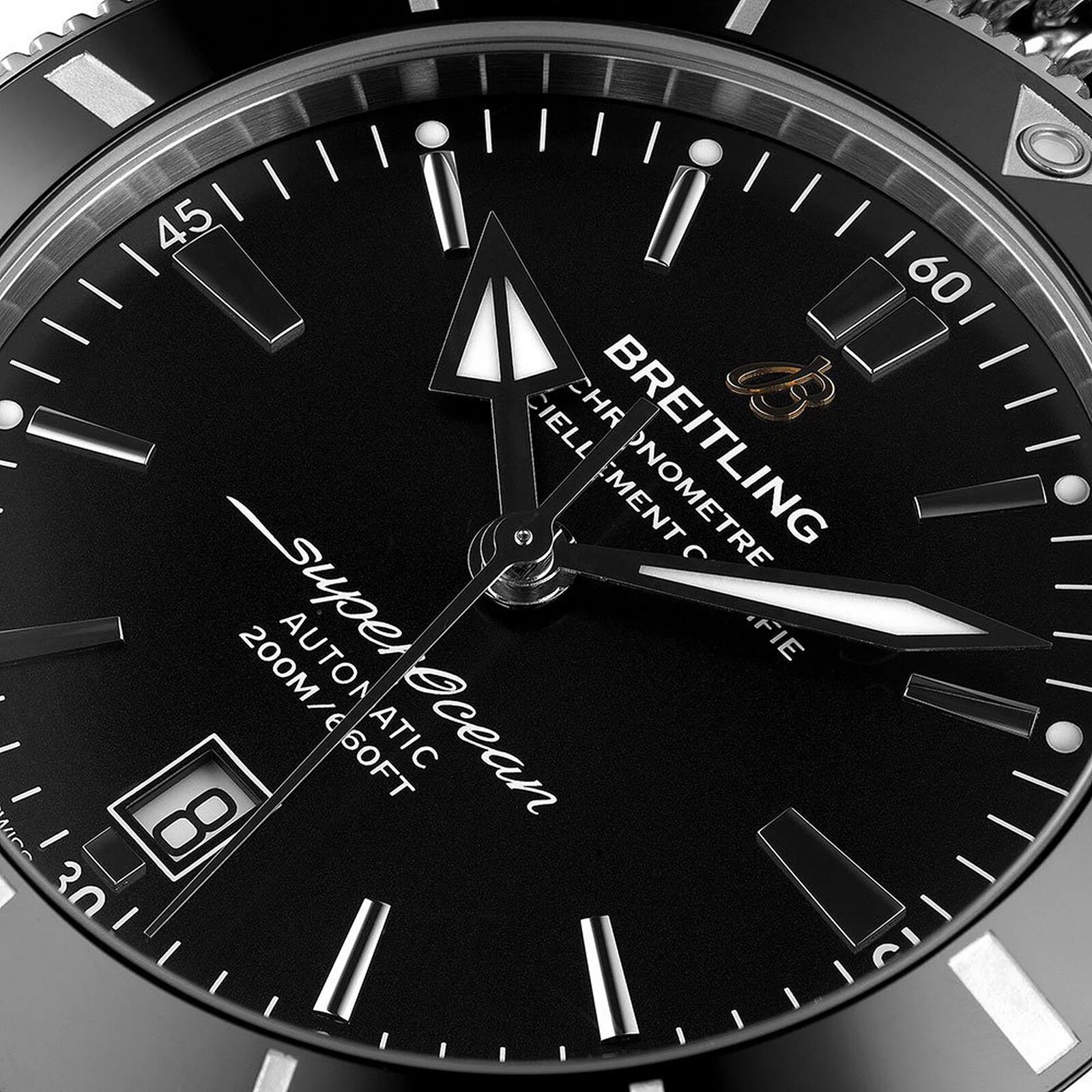 Pre-Owned Breitling Superocean Heritage B20 46 Stainless Steel 46mm Automatic Mens Watch Pre-Owned Breitling Superocean Heritage B20 46 Stainless Steel 46mm Automatic Mens Watch
