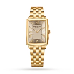 Pre-Owned Raymond Weil Toccata Champagne Dial - Ladies Rectangular Watch 22.6mm