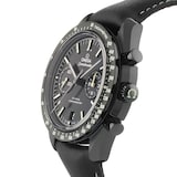 Pre-Owned Omega Dark Side Of The Moon Co-Axail Chronograph Pitch Black 44.25mm Mens Watch