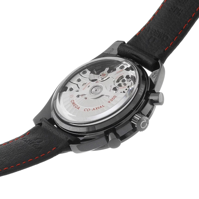 Pre-Owned Omega Dark Side Of The Moon Co-Axail Chronograph Pitch Black 44.25mm Mens Watch