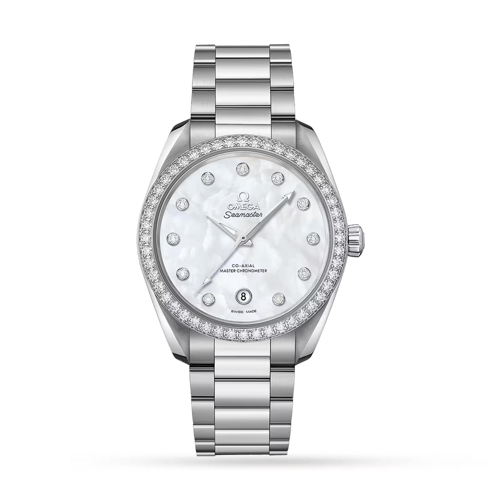 Pre-Owned Omega Seamaster Aqua Terra Diamond 38mm Ladies Watch