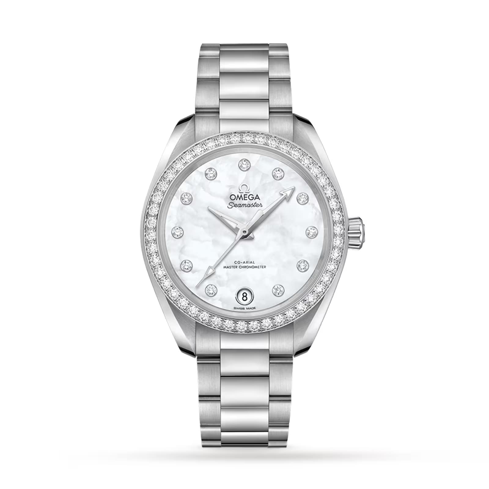 Pre-Owned Omega Aqua Terra Seamaster 34mm Ladies Watch